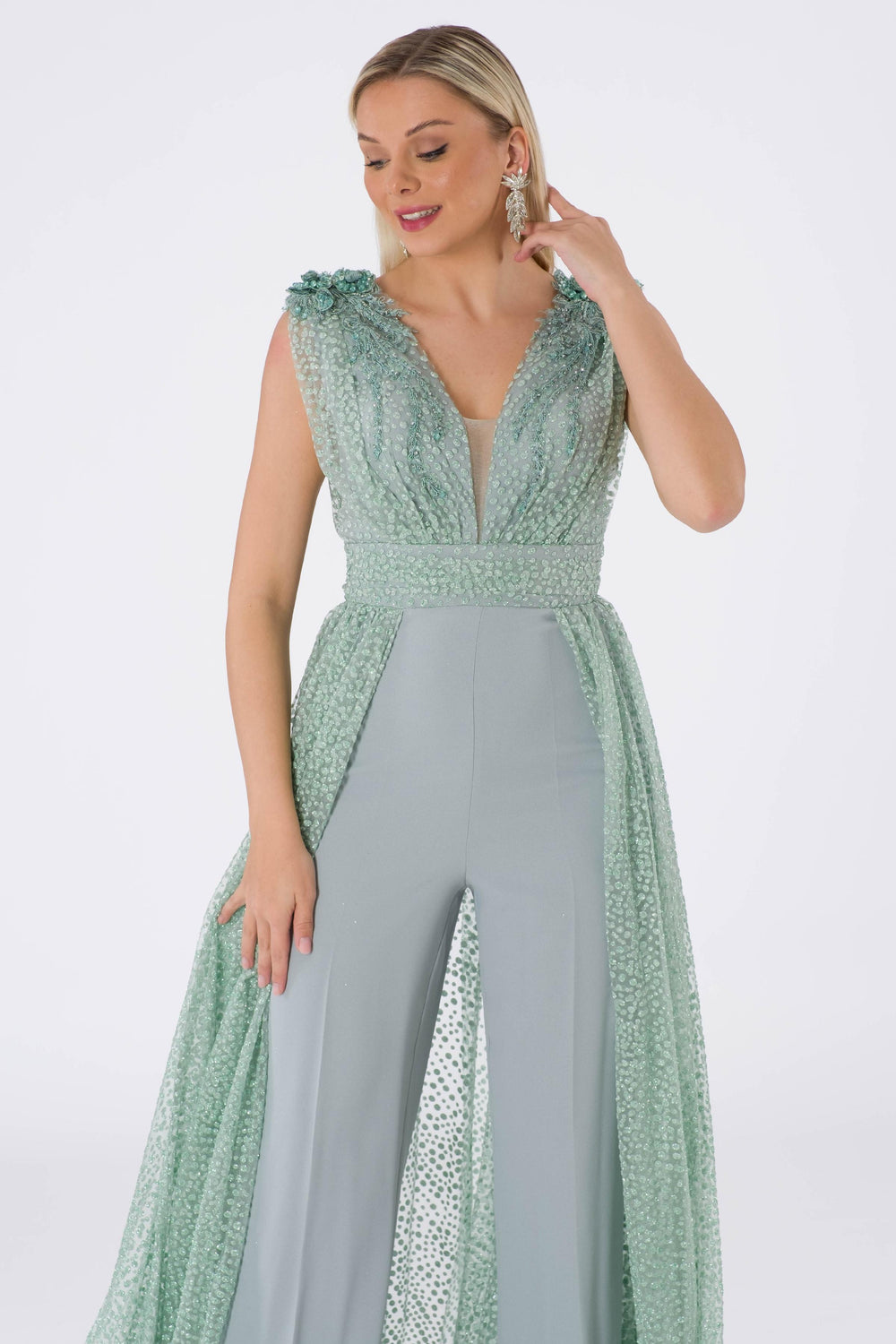 Penny Mint Evening Dress