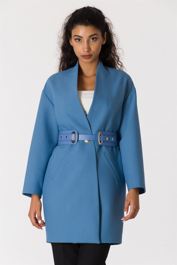 Puale Blue Woman Jacket