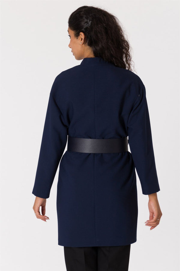 Pual Navy Blue Woman Jacket