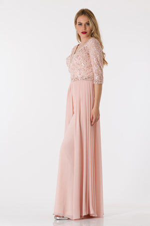 Ria Powder Evening Dress