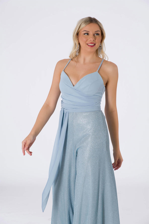 Sestu Blue Evening Dress