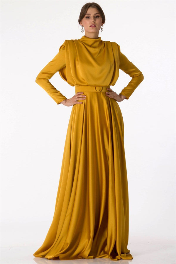 Sisi Yellow Evening Dress