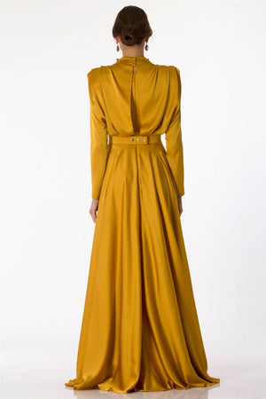 Sisi Yellow Evening Dress