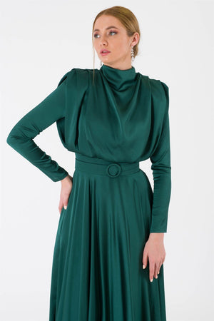 Sisi Emerald Evening Dress