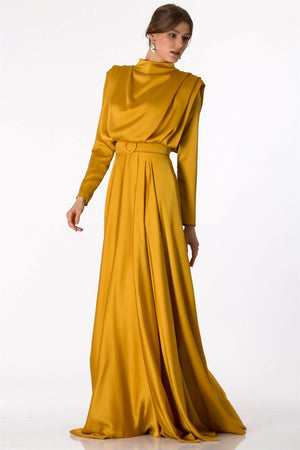 Sisi Yellow Evening Dress