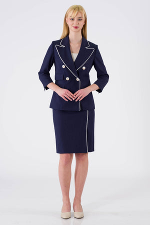 Soglio Navy Blue Office Set