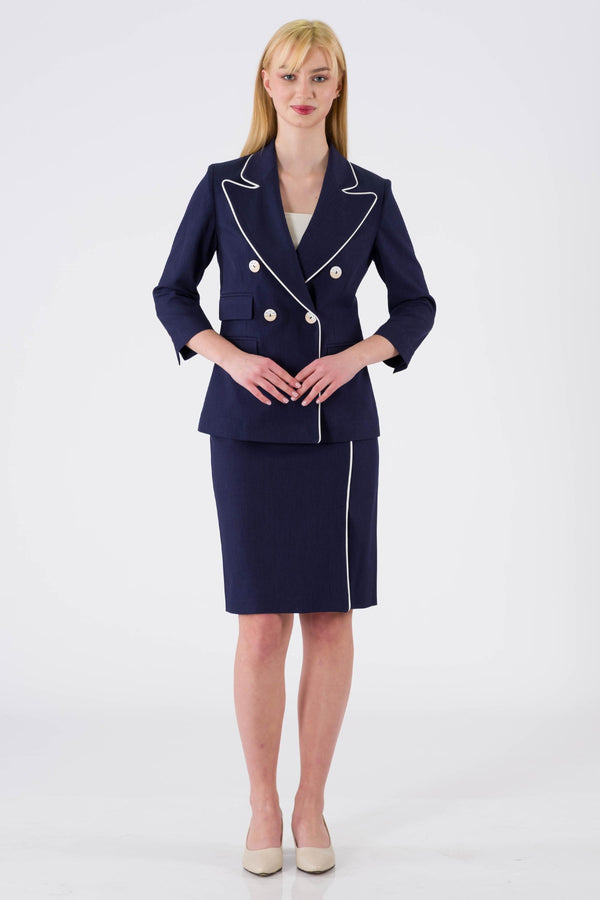 Soglio Navy Blue Office Set