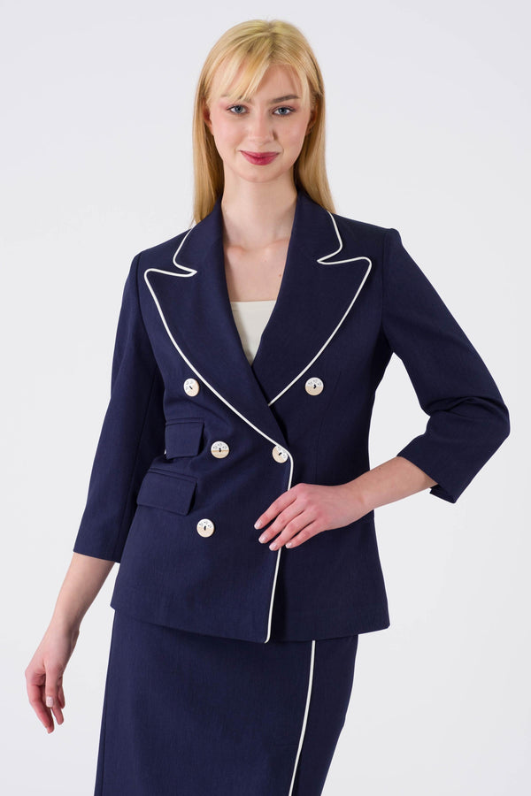 Soglio Navy Blue Office Set