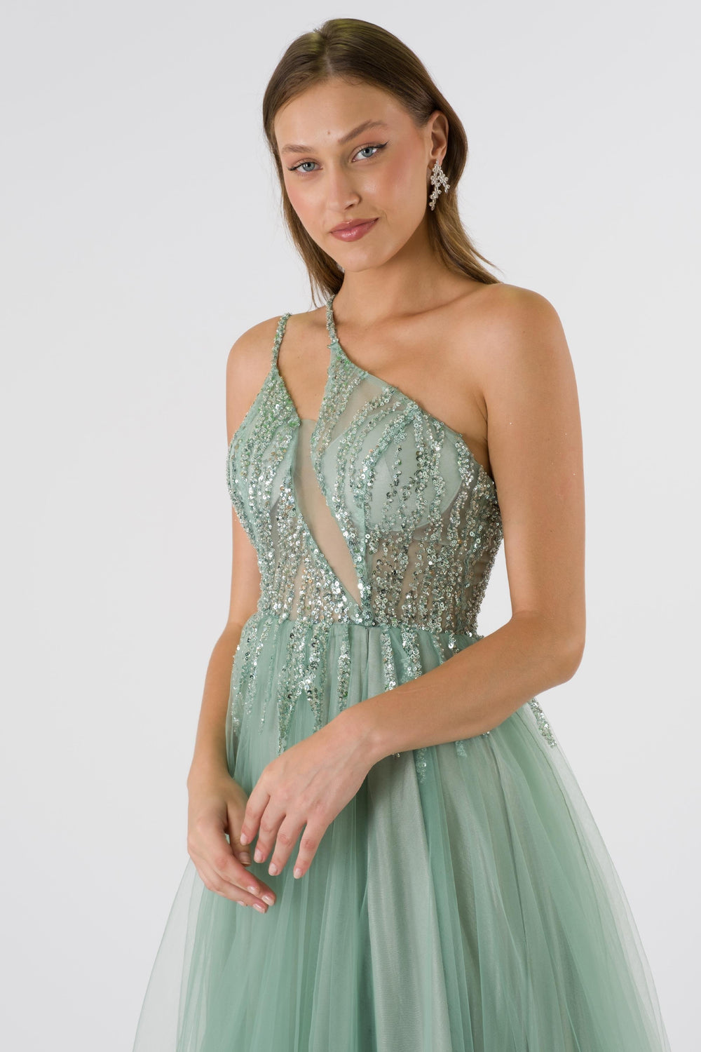 Stella Mint Evening Dress