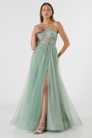 Stella Mint Evening Dress