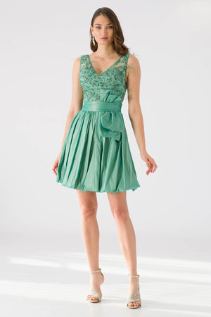 Promotion Mint Evening Dress