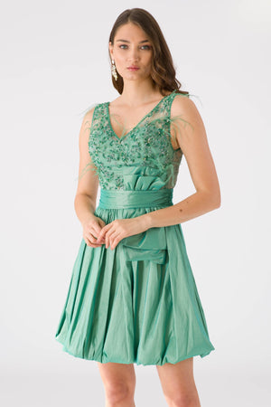 Promotion Mint Evening Dress