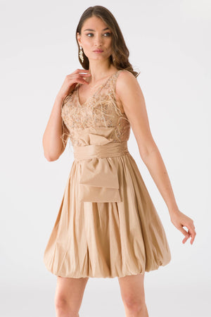 Progress Beige Dress Dress