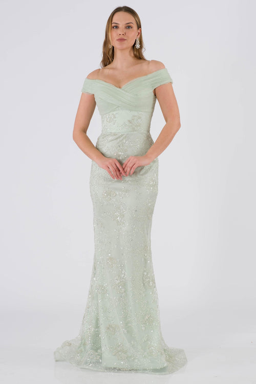 Thurgau Mint Evening Dress