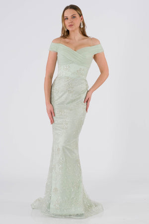 Thurgau Mint Evening Dress