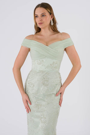 Thurgau Mint Evening Dress