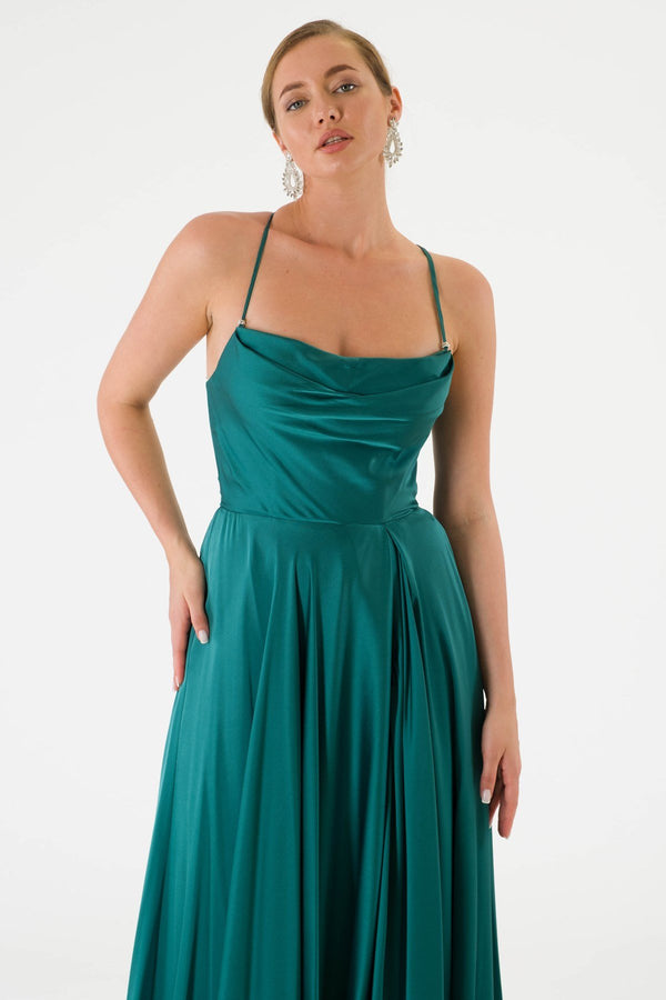 Team emerald evening dress dress