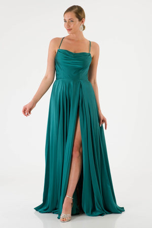 Team emerald evening dress dress