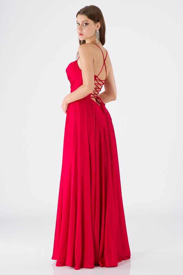 Timi Red Evening Dress