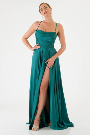 Team emerald evening dress dress