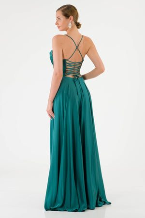 Team emerald evening dress dress