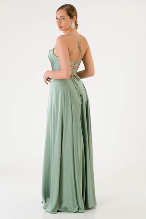 Timi Mint Evening Dress