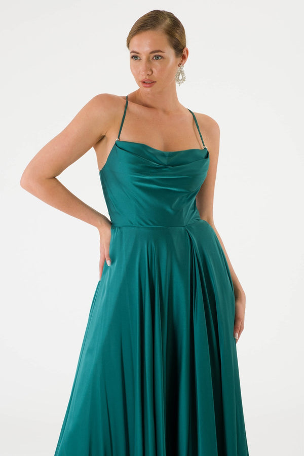 Team emerald evening dress dress