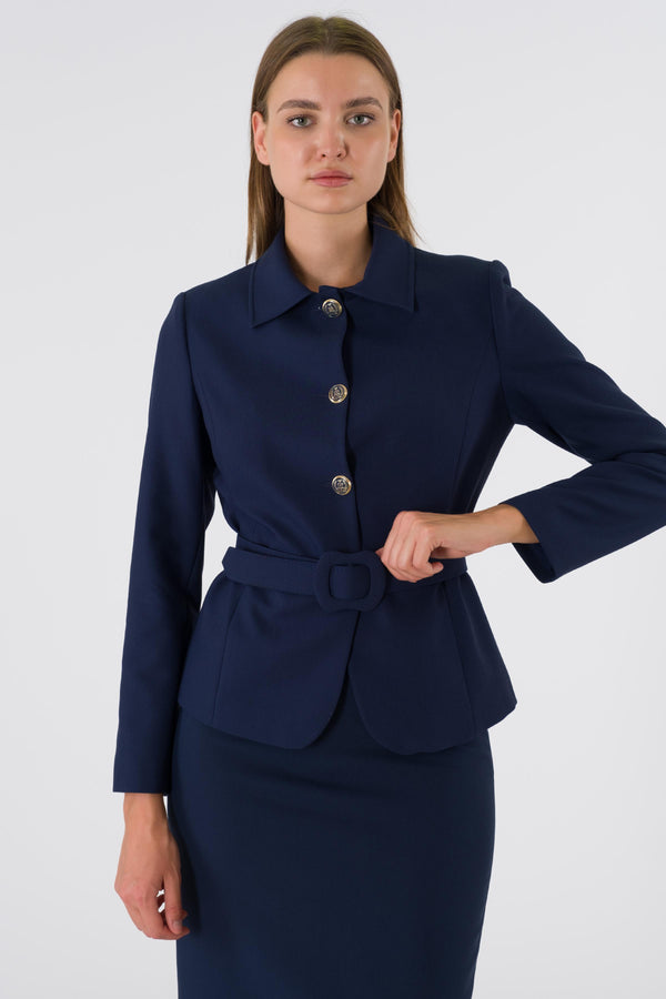 Brigade Navy Blue Office Set