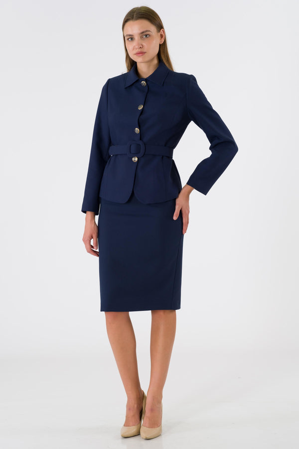 Brigade Navy Blue Office Set