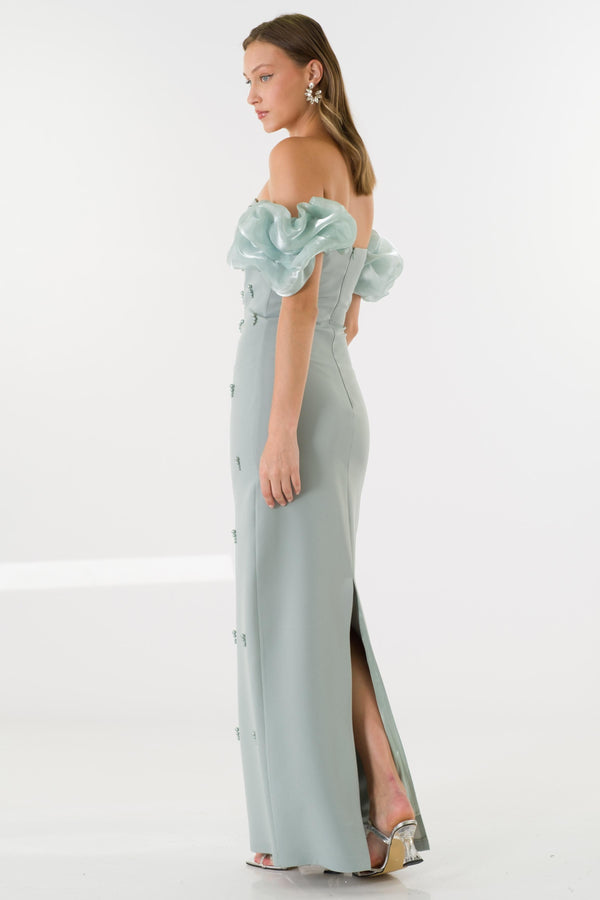 Astella Mint Evening Dress