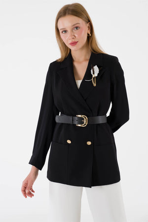 Ura Black Women Jacket