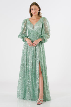 Uster Mint Evening Dress