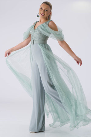 Varas Mint Evening Dress