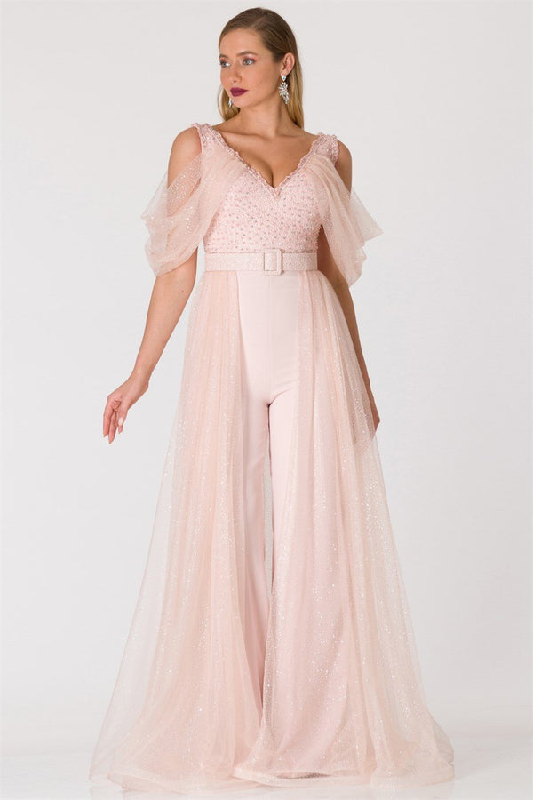 Varas Powder Evening Dress