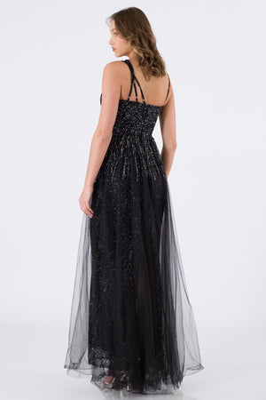 Vevey Black Evening Dress Dress