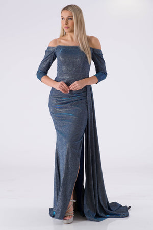 Vivam Blue Evening Dress