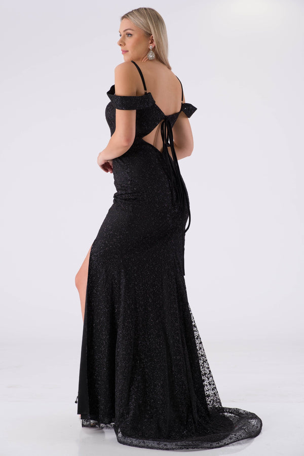 Well black evening dress dress