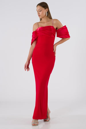 Zamora Red Evening Dress