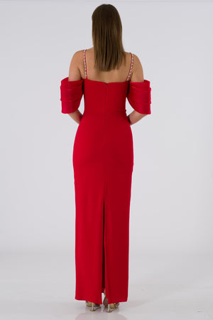 Zamora Red Evening Dress