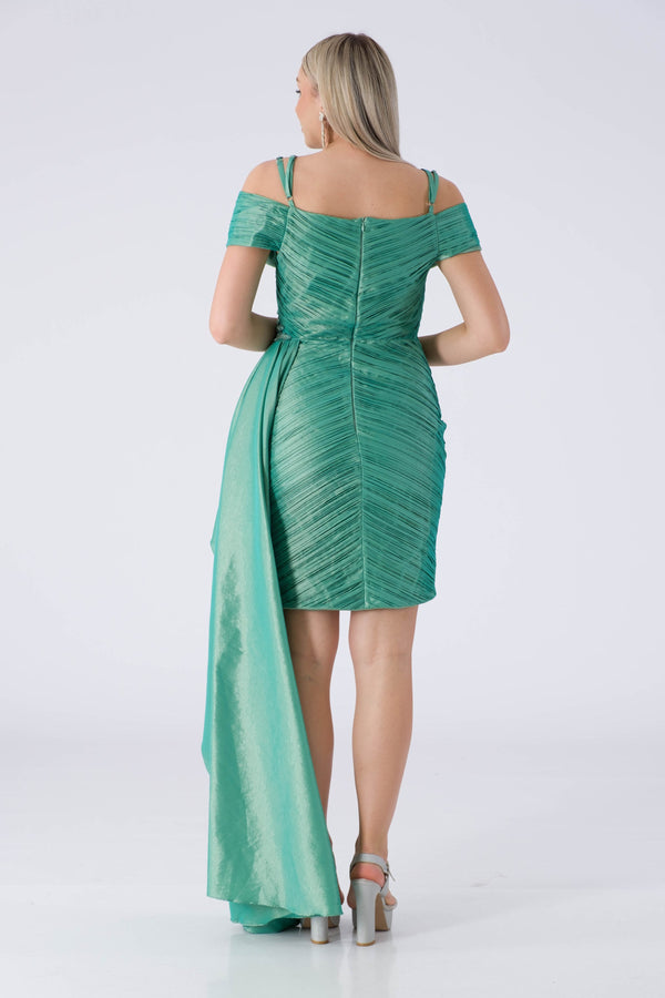 Zengvo Mint Evening Dress