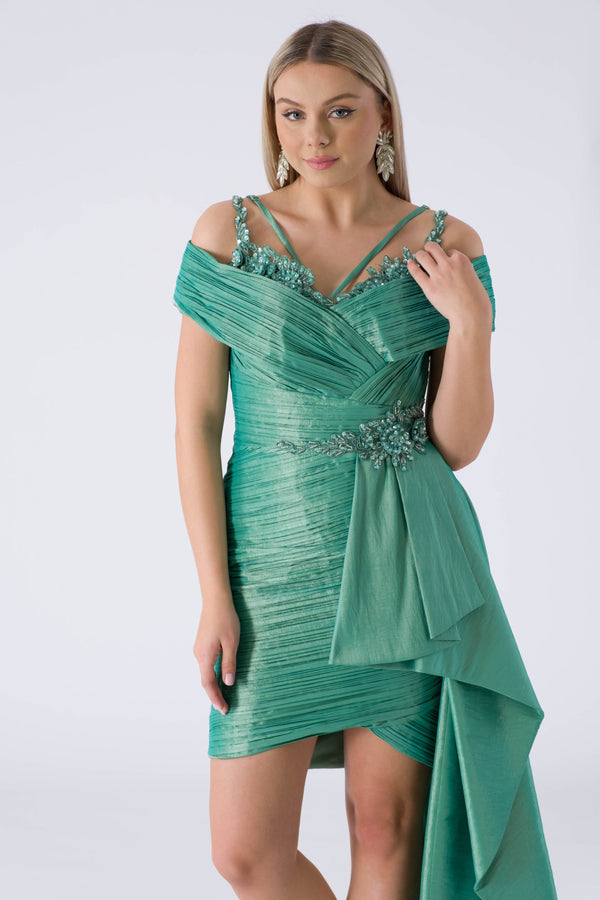 Zengvo Mint Evening Dress