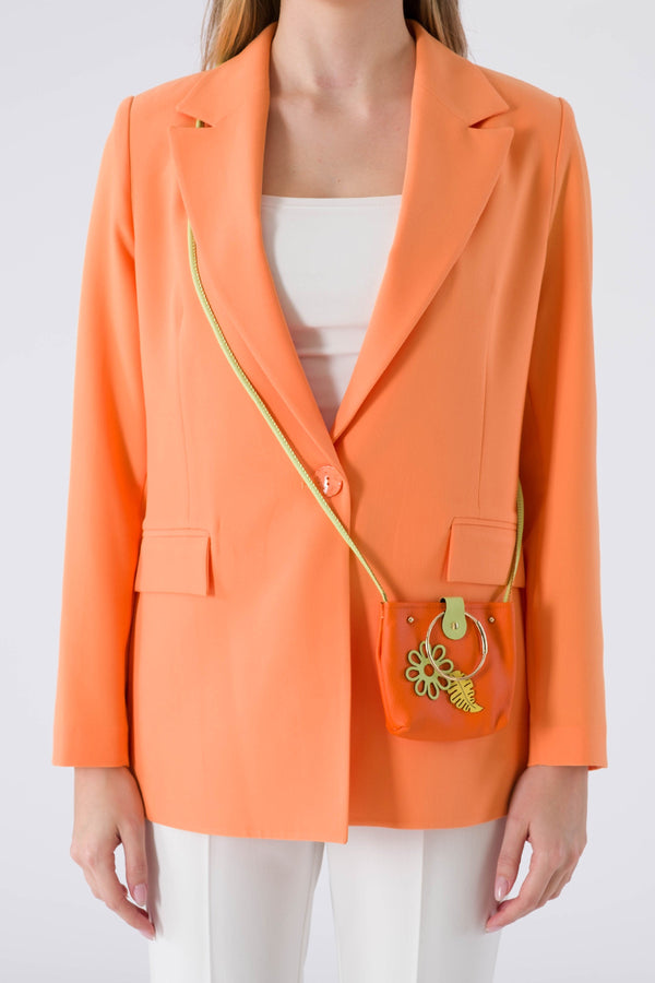 Zeo Orange Woman Jacket