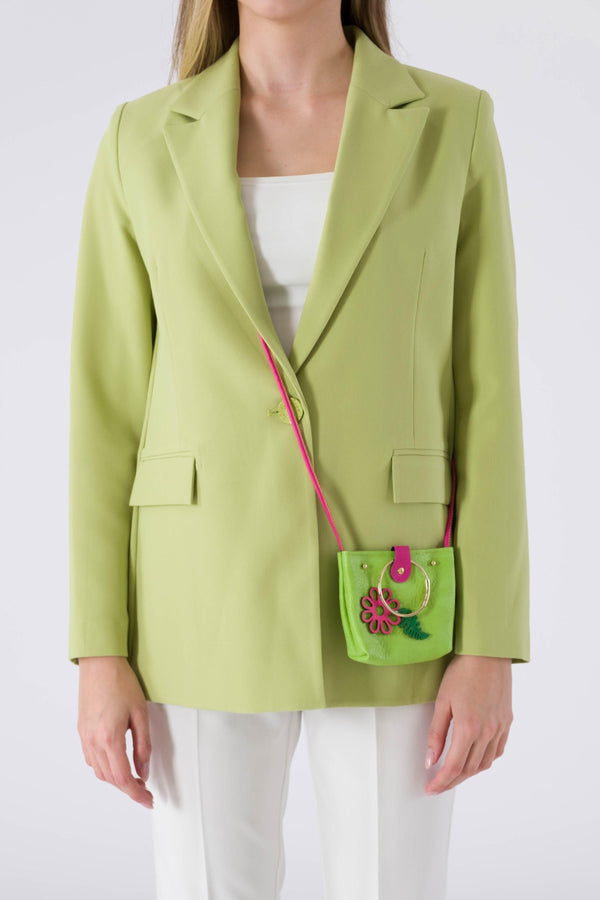 Zeo Peanut Green Women's Jacket (حجم كبير)