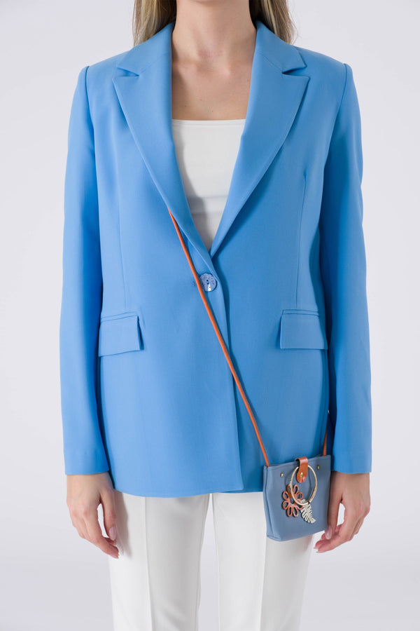 Zeo Blue Women Jacket