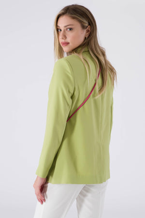 Zeo Peanut Green Women's Jacket (حجم كبير)