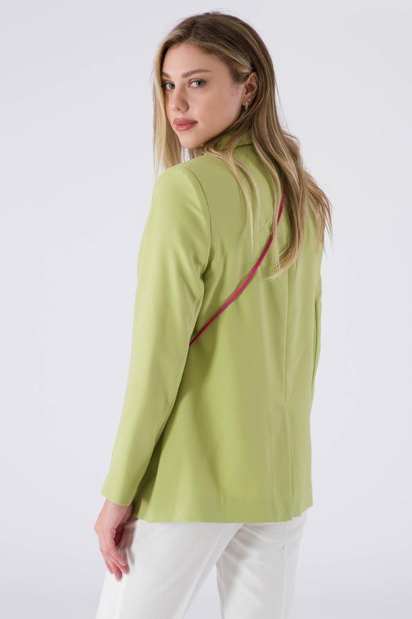 Zeo Peanut Green Women's Jacket (حجم كبير)