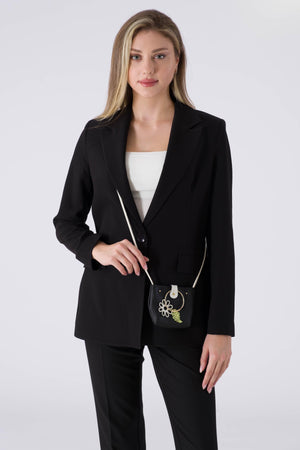 Zeo Black Woman Jacket