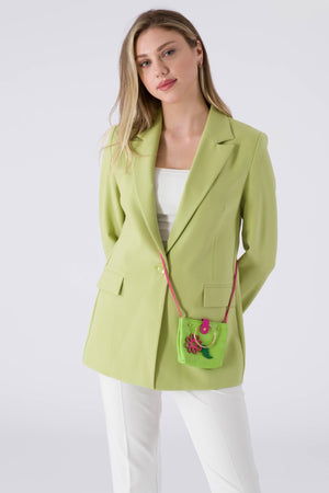 Zeo Peanut Green Women's Jacket (حجم كبير)